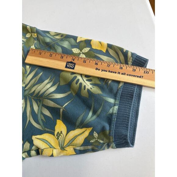 Tommy Bahama Men's Polo Shirt Size Medium Tropical Casual Wear Blue - Picture 9 of 9